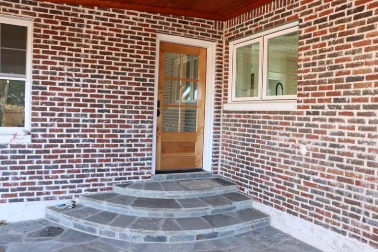 Steps by front door